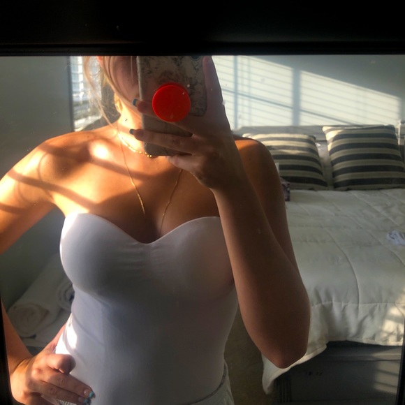 Heart line strapless top - Picture 1 of 3